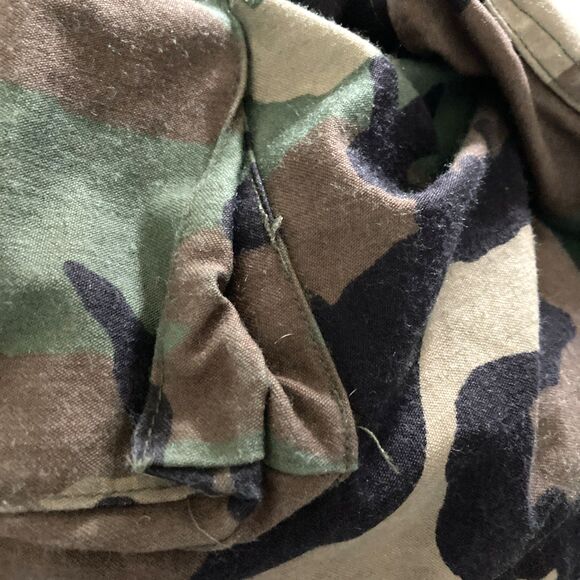 Military Issued Cold Weather Field Jacket L Woodland Camouflage Tactical Gear - Picture 10 of 16